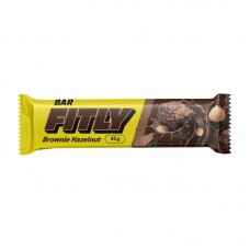 Fitly Fitly Bar No Sugar Added (45 g, brownie hazelnut)