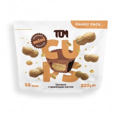 TOM peanut butter Цукерки з арахісовою пастою в молочному шоколаді - Family Pack (225 g)