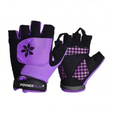 PowerPlay PowerPlay 5284 Gloves Black/Purple (XS size)