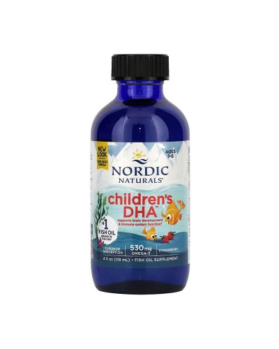 Children's DHA 530 mg Omega-3 (119 ml, natural strawberry)