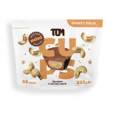 TOM peanut butter Цукерки з пастою кеш'ю в молочному шоколаді - Family Pack (225 g)