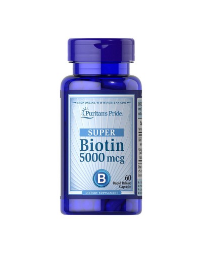 Biotin 5000 mcg (60 caps)