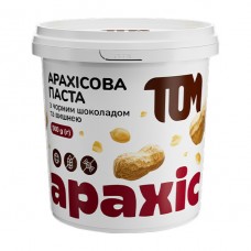 TOM peanut butter Арахісова Паста (500 g, з чорним шоколадом та вишнею)