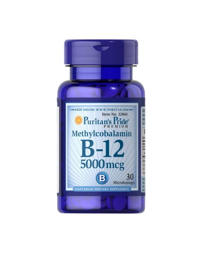 Puritan's Pride B-12 5000 mcg Methylcobalamin (30 microlozengels)