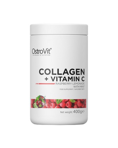 Collagen + Vitamin C (400 g, raspberry lemonade with mint)