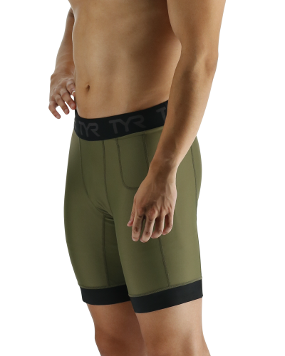 Чоловічі компресійні шорти TYR Men's Compression Shorts – Solid (MCSLSO3A-932)