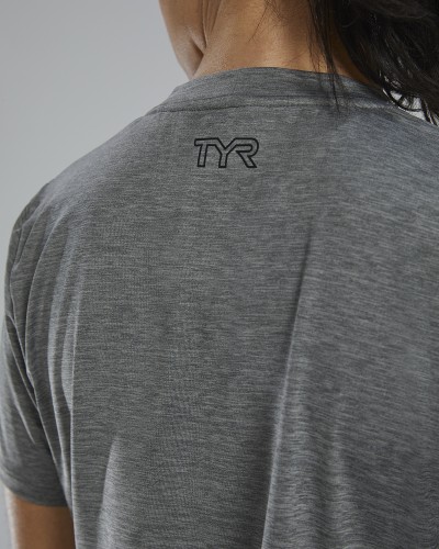 Жіноча футболка TYR ClimaDry Women's Cropped Tech Tee