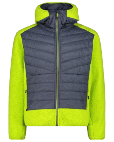 Куртка спорт. CMP JACKET HYBRID FIX HOOD GRID PO (34P1817-U911) розмір 50