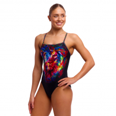 Жіночий купальник Funkita Ladies Single Strap One Piece Pride Alive (FKS030L72161) розмір 10 чорний