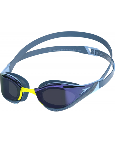 Окуляри для плавання змагальні Speedo FASTSKIN PURE FOCUS GOG mirror AU (8-1177818662) сині, дзеркальні