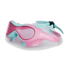 Дитячі окуляри для плавання Arena SPIDER KIDS MASK (004287-902) рожеві з рожевими лінзами 2-5 років