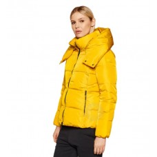 Пуховик жіночий CMP Woman Jacket Zip Hood Yellow (31K2836-R409) розмір XS