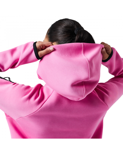 Кофта толстовка жіноча Nike Tech Fleece Pink (HV6747-675) рожева розмір M