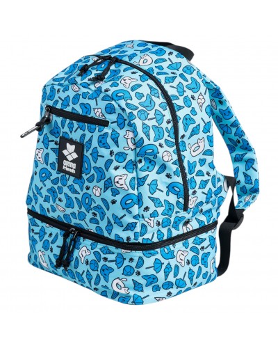 Рюкзак дитячий для плавання Arena TEAM BACKPACK FRIENDS (004339-100) 20 л. блакитний