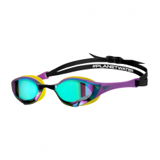 Окуляри для плавання змагальні Arena COBRA EDGE SWIPE MR (006870-170) фіолетові з блакитними лінзами