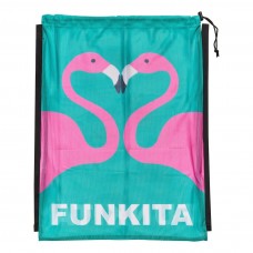 Сітка для інвентарю для плавання Funkita Mesh Gear Bag Go Flamingo! (FKG010A00547) 65см x 49см з фламінго