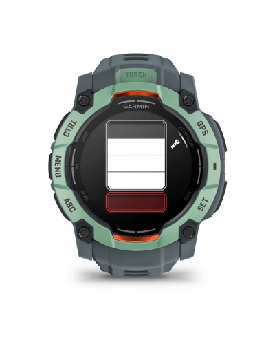 Смарт-годинник Garmin Instinct 3 – 50 мм, з AMOLED дисплеєм та ліхтарем (010-03020-01) Зелений