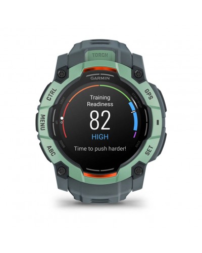 Смарт-годинник Garmin Instinct 3 – 50 мм, з AMOLED дисплеєм та ліхтарем (010-03020-01) Зелений