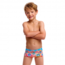 Дитячі плавки Funky Trunks Toddler Boy's Printed Trunks Kulin Colour (FTS002B72299) розмір (4 роки) блакитні