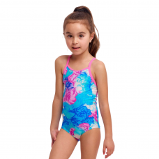 Дитячий купальник для плавання Funkita Toddler Girl's Printed One Piece Cloud Street (FKS022G7207807) на 7 років синій