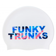 Шапочка для плавання Funky Trunks Wave Craze Swim Cap (FT997217200) біла