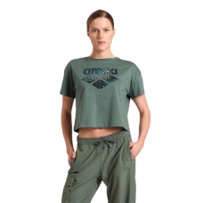 Жіноча футболка Arena CROP TEE PRINTED (007391-660) розмір L