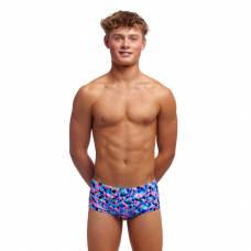 Дитячі плавки Funky Trunks Boy's Sidewinder Trunks Warp Tour (FTS015B72005) розмір 24 сині