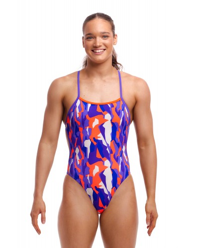 Жіночий купальник Funkita Ladies Twisted One Piece Torvill (FKS038L71912) розмір 10 синій