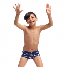 Дитячі плавки Funky Trunks Toddler Boy's Printed Trunks Paper Plain (FTS002B71991) розмір 6 сині