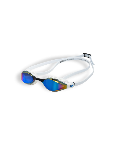 Окуляри для плавання Arena AIR SONIC MIRROR (011004-120) білі з дзеркальними лінзами