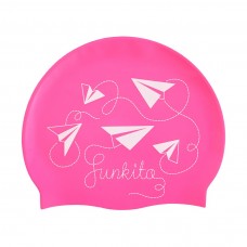 Шапочка для плавання Funkita Silicone Swimming Cap Paper Pink (FS997199200) рожева