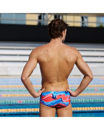 Чоловічі плавки Funky Trunks Men's Sidewinder Trunks Wave Craze (FTS015M72172) розмір 32 сині