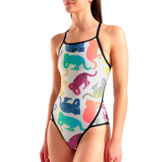 Жіночий спортивний купальник для плавання Arena WOIN THE WILD SWIMSUIT SUPER (010204-150) розмір 36