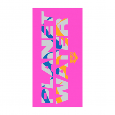 Рушник махровий Arena Printed Towel Shoking Pink (009050-950) рожевий, розмір 160х80 см