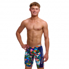 Дитячі плавки довгі джамери для плаванння Funky Trunks Boy's Training Jammers Palm Prism (FTS003B72297) розмір 24 (8-9 років) пальми