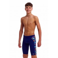 Дитячі плавки довгі джамери для плаванння Funky Trunks Boy's Starry Night Training Jammers (FTS003B72218) розмір 22 (6-7 років) зірочки