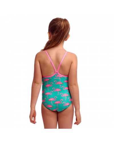Дитячий купальник для плавання Funkita Toddler Girl's Printed One Piece Go Flamingo! (FKS022G00547) на 6 років з фламінго