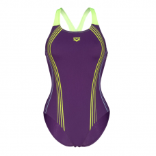 Жіночий купальник Arena CLEAR LINES SWIMSUIT V BACK LB (010255-960) розмір 36