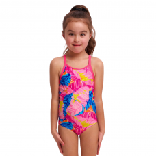 Дитячий купальник для плавання Funkita Toddler Girl's Printed One Piece Just Jungle (FKS022G72081) на 6 років синій