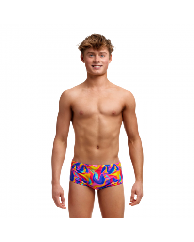Дитячі плавки Funky Trunks Boy's Sidewinder Trunks Summer Swirl (FTS015B71883) розмір 24 сині
