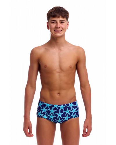 Дитячі плавки Funky Trunks Boy's Sidewinder Trunks See Stars (FTS015B72256) розмір 24 (8-9 років) із зірочками