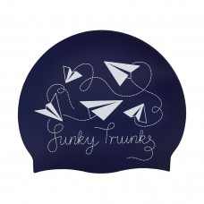 Шапочка для плавання Funky Trunks Silicone Swimming Cap Paper Plain (FT997199100) синя