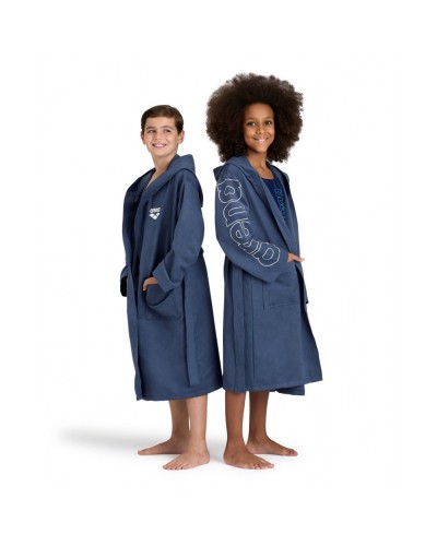 Дитячій халат з мікрофібри унісекс Arena ZEAL PLUS JR (005309-201) 14-15 років синій