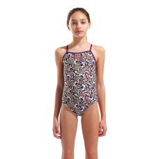 Дитячій купальник Arena Girl's FUN SKULLS SWIMSUIT LIGHTDROP BACK (010284-590) мультиколор розмір 6
