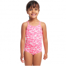 Дитячій купальник Funkita Toddler Girl's Printed One Piece Beached Bae (FG01T71707) розмір 4 рожевий