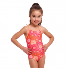 Дитячий купальник для плавання Funkita Toddler Girl's Printed One Piece Ahelhe (FKS022G7200307) на 7 років помаранчовий