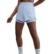 Шорти жіночі Nike One Light Blue (DX6016-423) блакитні розмір M