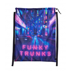 Сітка для інвентарю для плавання Funky Trunks Mesh Gear Bag Cyber City (FTG010A71995) 65см x 49см блакитна 25Л